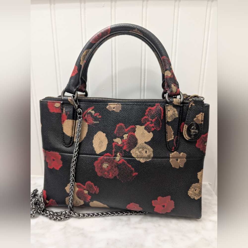 Coach Turnlock Borough Satchel and Matching Wallet - Picture 5 of 12